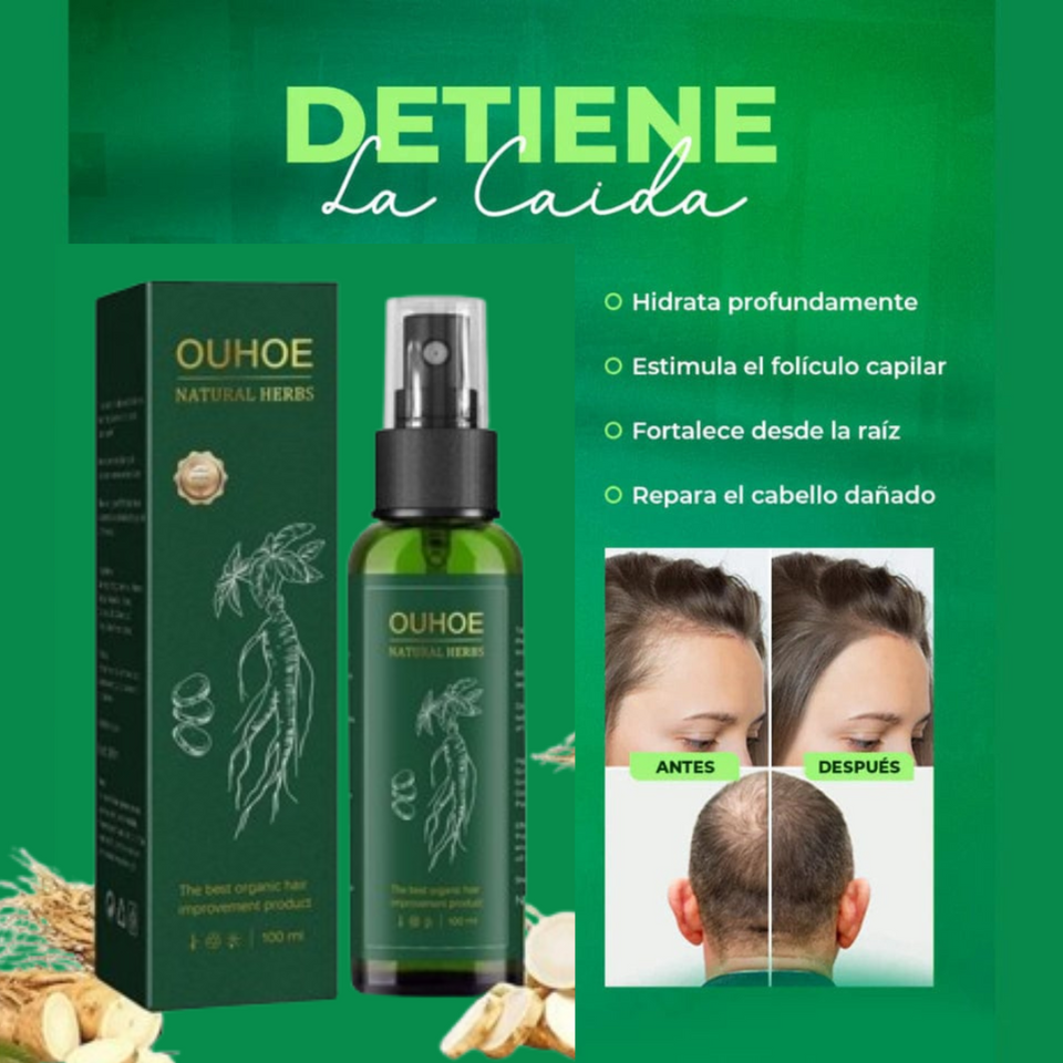 Tónico para crecimiento de Cabello (OUHOE)  + Regalo (TOALLA)