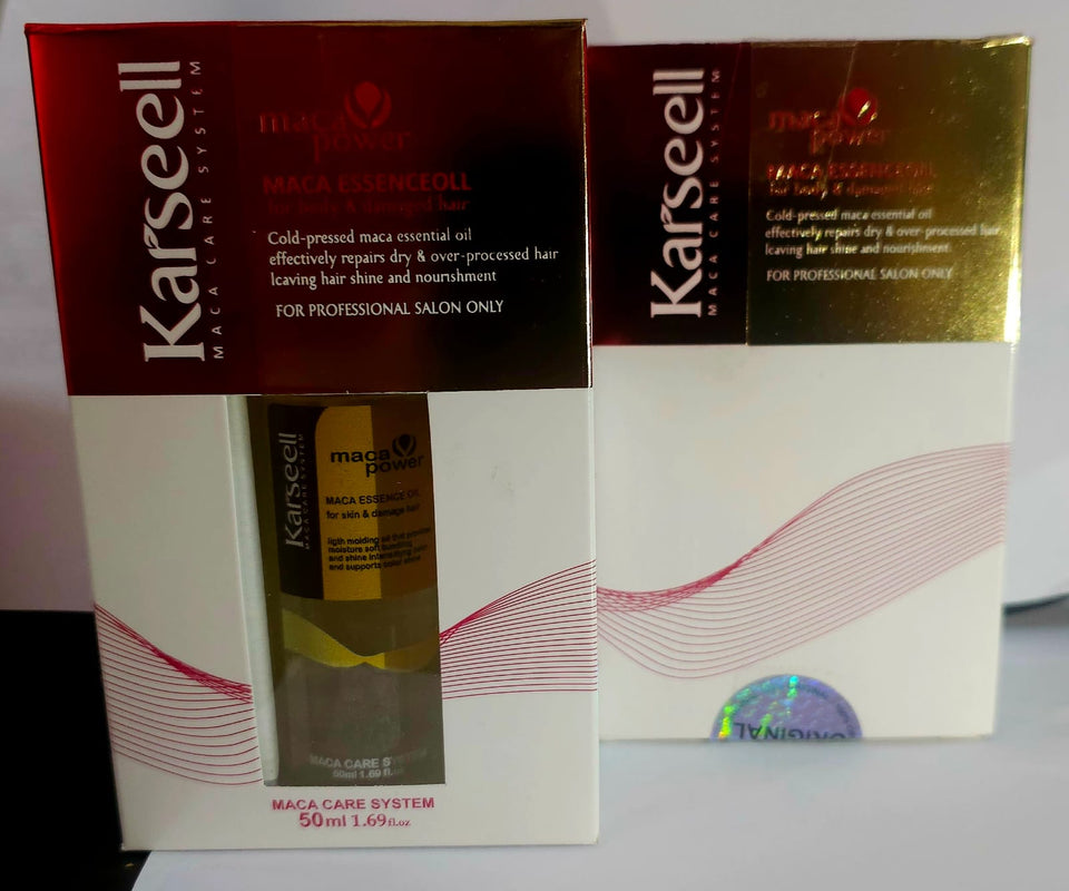 Aceite de argán Karsell- Tratamiento Para Cabello Seco Y Dañado 3en1